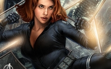 scarlett johansson black widow artwork marvel the avengers movie 1280x1024 wallpaper 